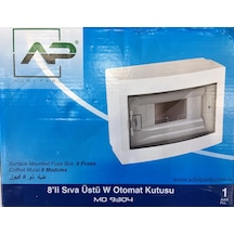 8'li Sıva Üstü W Otomat Kutusu 231x100x176 MM Adal Pano