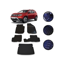 Dacia Duster 4X4 2018-2022 Arası 4D Havuzlu Oto Paspas Bagaj Set