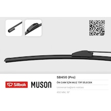 Silecek - 869 - Süpürgesi 450mm Muz - Edntrend - Tipi Üniversal
