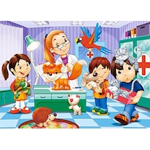 Castorland 60 Parça Hayvan Doktoru Puzzle
