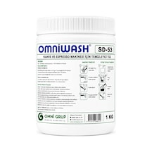 Omniwash Sd-53 Kahve Ve Espresso Makinesi İçin Temizleyici Toz 1 Kg Beyaz