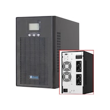Dotvolt Volt-mn-3kva 3 Kva Online Kesintisiz Güç Kaynağı Ups Lcd 1/1 Faz, 6 12v 7ah