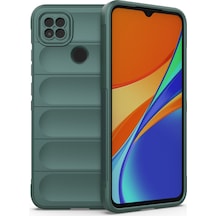 Newface - 613 - Xiaomi Redmi 9c Kılıf Optimum Silikon - - Csmo-tex - Koyu Yeşil