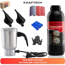 Kraftech Buharlı Araba Far Temizleme Far Parlatma Seti N11.2984