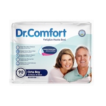 Dr.Comfort Yetişkin Bel Bağlamalı Hasta Bezi Medium 3 x 30'Lu 90 Adet