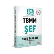 Data 2026 Gys Tbmm Şef Soru Bankası Çözümlü Görevde Yükselme Data Yayınları