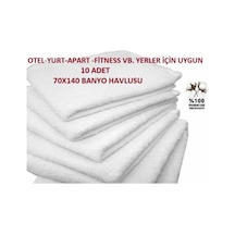 Pamuklu Otel Havlusu 70X140 Cm 10 Adet