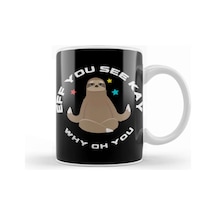 Eff You See Kay Why Oh You Yoga Lover Kupa Bardak Porselen No11519 Karışık