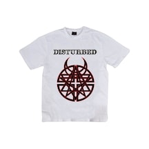 Stoned&Fame Disturbed Baskılı T-shirt Beyaz Stoned&Fame Disturbed Baskılı T-shirt Beyaz