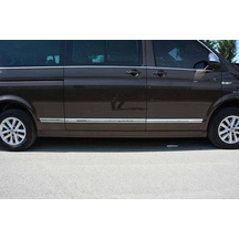 Omsa Vw T6.1 Caravelle Krom Yan Kapı Çıtası 7 Parça Uzun Şase 2020-2023 Arası