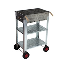 Metehan MTH-6 Maltız Izgaralı - Dört Tekerlekli Battal Boy Mangal