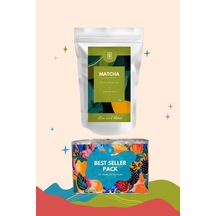 Bestseller Summer Matcha Set - Bestseller Ice Tea Pack, Saf Matcha 50 Gr