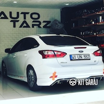 Kit Garaj Ford Focus 3 Sedan Makyajlı - Makyajsız Arka Ek Boyasız Plastik