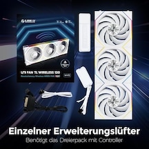 Li Unı Fan Tl Wıreless 3x120mm Beyaz Kasa Fanı G99.12tl1w3w.00