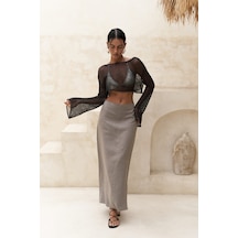 Samir Pis Detay Füme Keten Etek Füme