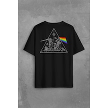 Pink Floyd Carnegıe Hall Dark Side Of The Moon Sırt Ön Baskılı Oversize Tişört Unisex T-shirt 001