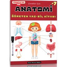 Çocuklar İçin Anatomi Öğreten Yaz-sil Kitabı