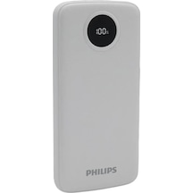 Philips Uyumlu  Dlp7712cb 10.000mah Pd Hızlı Şarj Dijital Ekranlı Beyaz Powerbank