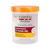 Cantu Shea Yağı Jamaika Kara Hint Yağlı Maksimum Tutuş Şekillendirici Saç Jölesi 524 G