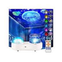 Toptan Müzikli Galaxy Projeksiyon Gece Lambası Nebula Projektör Lamba Çok Renkli