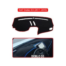 Fıat Doblo D3 2010-13 Modellerine Uyguntorpido Koruma Halısı Kırmızı Kenar