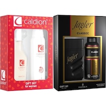 Caldion Parfüm Seti Kadın 100ml & Jagler Erkek 90ml + Deodorant Fresh