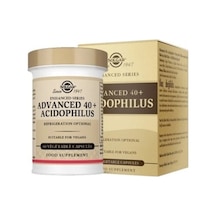 Solgar Advanced 40+ Acidophilus Gıda Takviyesi 60 Kapsül