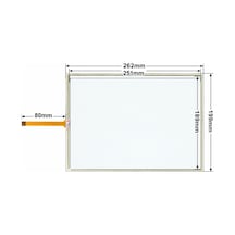 Çin Ast121a080a ,262x199mm Sağ-4pin Dokunmatik Cam/touch