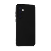 Samsung Uyumlu Galaxy S24 Uyumlu Kılıf Nano İçi Kadife Silikon - Siyah