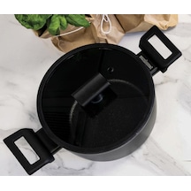 Sambonet Tıtan Pro Non-stick Kapaklı Derin Tencere 24 Cm Siyah