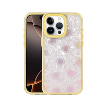 Newface Apple İphone 16 Pro Lumi Desenli Kapak - Sarı