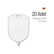20 Adet Boş Uyarı Levhası-4139