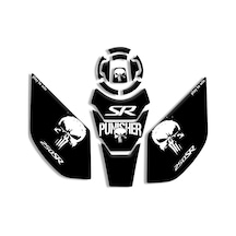 Motosıklet Kaplama Cfmoto 250 Sr Punısher Tasarımlı 01