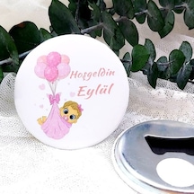 Balonlu Uçan Kız Bebek Açacak Magnet Hediyelik 15 Adet