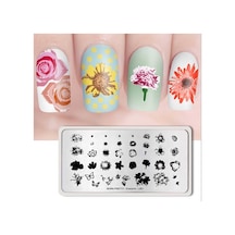 Born Pretty Stamper Desen Plakasi Overprint L001