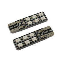 Space Led Ampul Dipsiz T10-12smd Mavi 2'li Set 24v / Laam640-1 Renkli