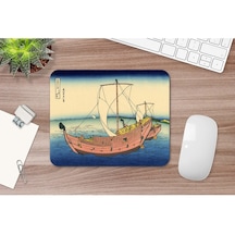 Hokusai The Kazusa Sea Route 17 X 21 Cm Mouse Pad Mousepad