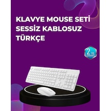 Ofis Ve Ev Kullanımı İçin Kablosuz Klavye Fare Seti - Ergonomik Ve Pratik