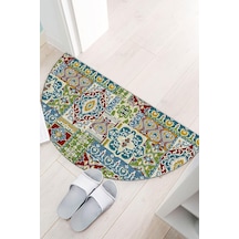 Dekoratif Kapı Önü Paspas, Dış Mekan/ev İçi/banyo/mutfak/yatak Odası/giriş Paspasları Model 1 Çok Renkli