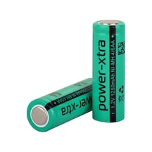 Power-xtra 1.2v 1250 Mah - 4/5aa - Ni-mh Şarjlı Pil -flat-başsız