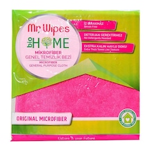 Mr. Wipes Antibakteriyel Mikrofiber Genel Temizlik Bezi Pembe 40 x 40 CM