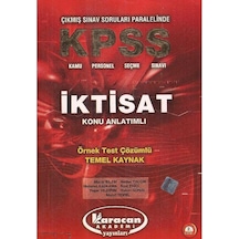 Kpss İktisat Konu Anlatımlı Örnek Test