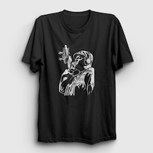 Presmono Unisex Mic The Notorious Bıg T-shirt Siyah