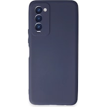 Tecno Camon 18 Kılıf First Silikon - Lacivert Çr