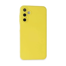 Galaxy A05s Kılıf Nano İçi Kadife Silikon - Sarı
