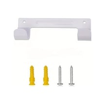 Chuangyinshop Beyaz Duvar Tipi Ütü Tahtası Askısı - Çift Kancalı Metal Ütü Panosu Askılığı