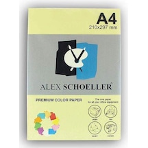 Alex Schoeller A4 Renkli Fotokopi Kağıdı 500Lü Kanarya Sarısı 51