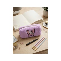 Peluş Kalem Kutusu Kalemlik Kalem Çantası 6x10x19 Cm Orta Boy Pembe Kitty Çok Renkli