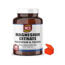 Ncs Magnezyum Sitrat Potasyum Taurin 60 Tablet + Hap Kutusu