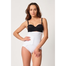 Beyaz Mı Emay 2932 Double Karın Agraf Destekli Slip Lazer Korse Beyaz